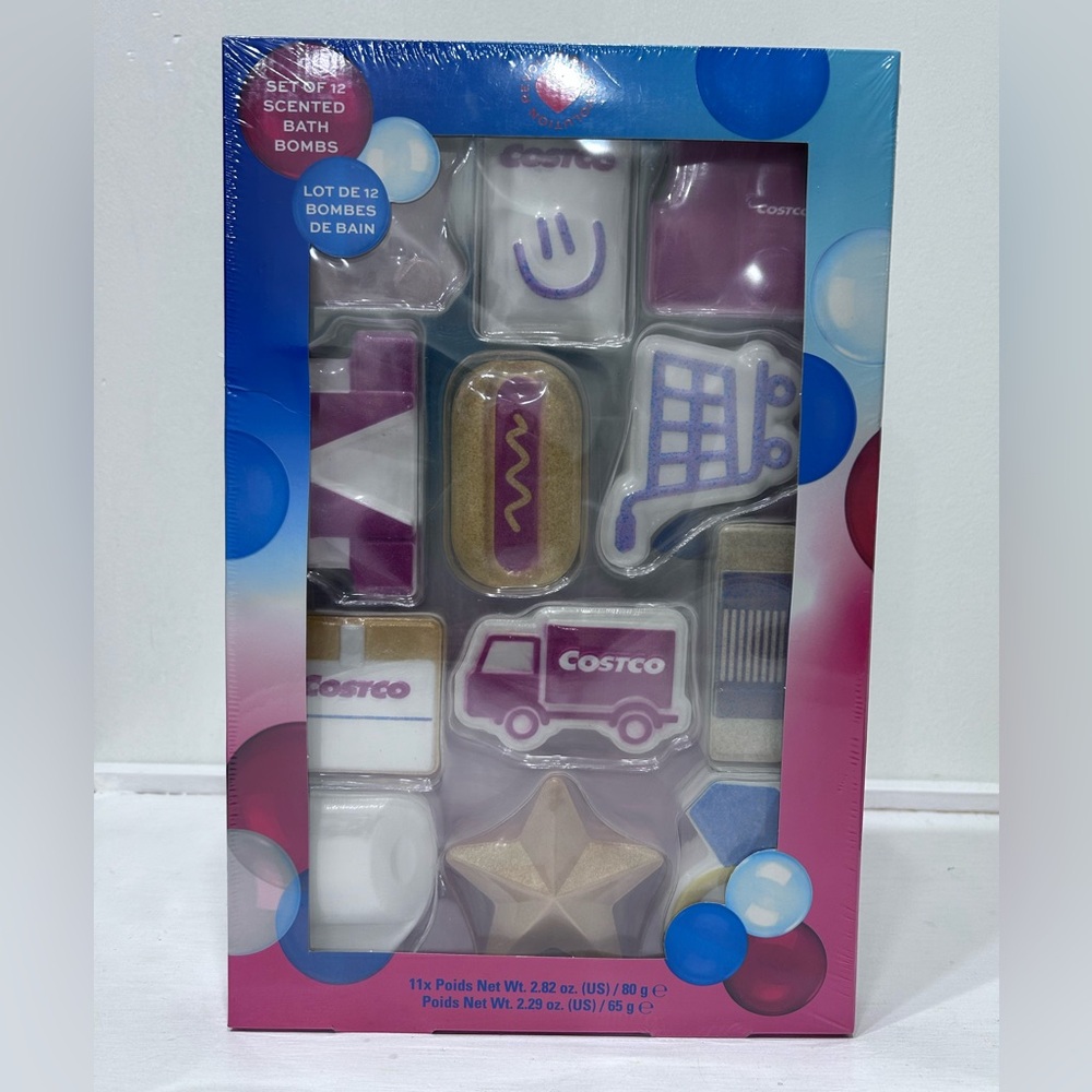 NWOT I Love Revolution Costco Themed Scented‎ Bath Bombs - Set Of 12